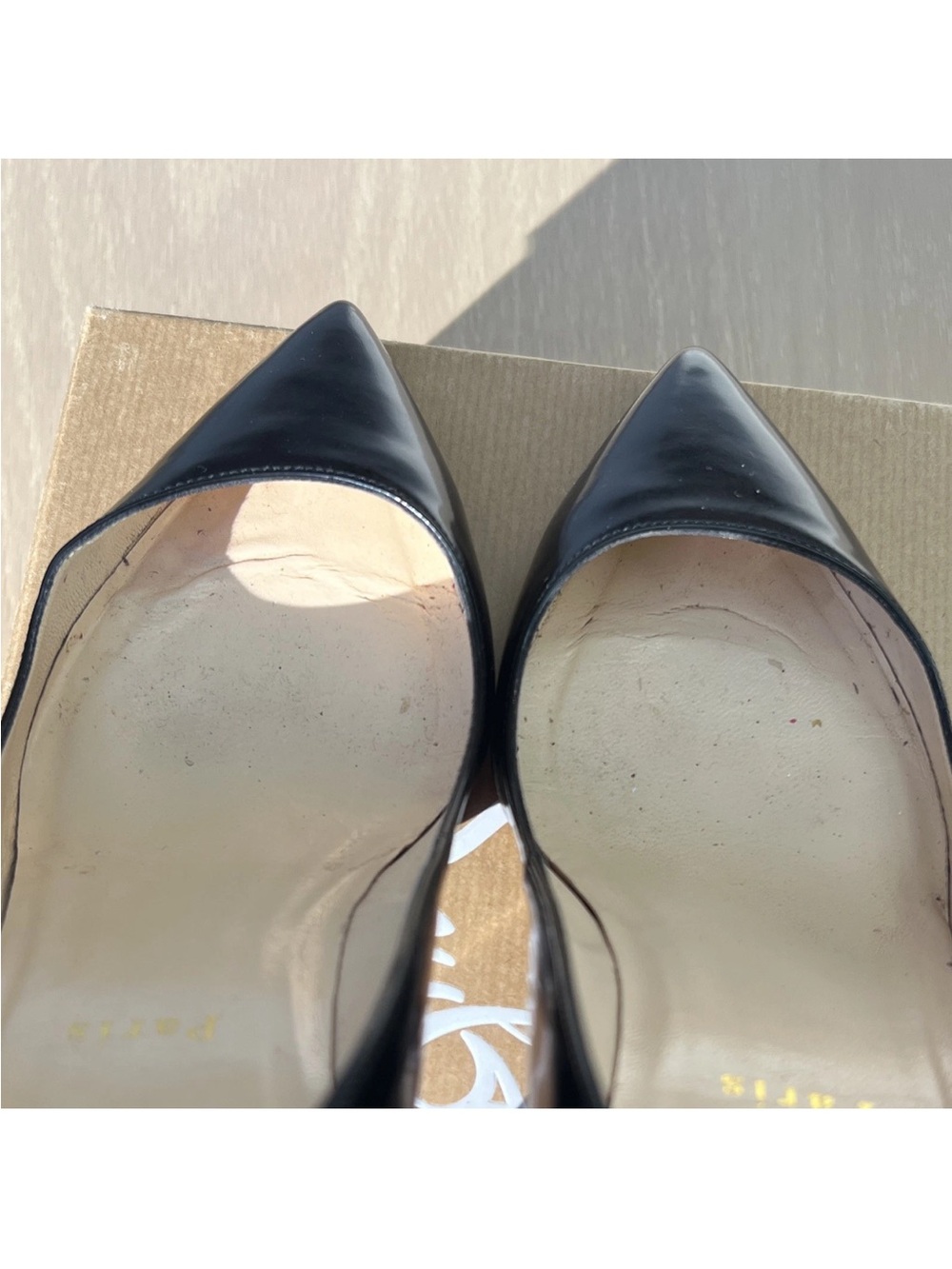 Christian Louboutin Black Patent Calf Leather Pigalle 85 Pump EU 38.5 - Picture 9 of 13